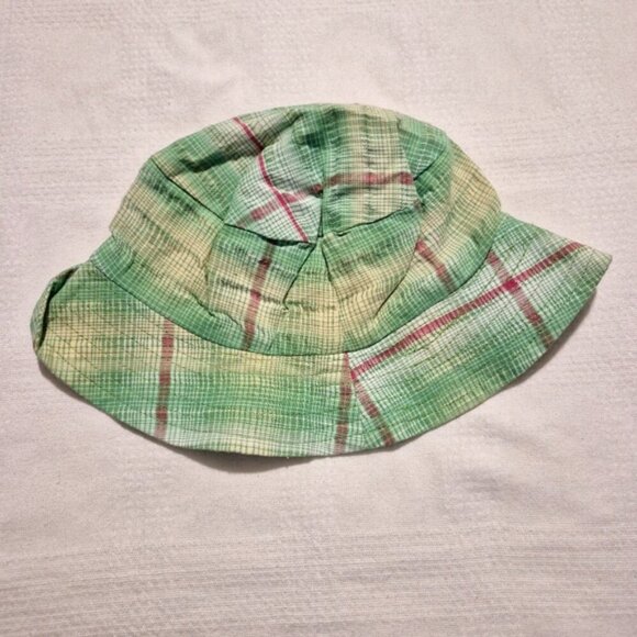 Deux par Deux girls green plaid hat size 6 EUC - Picture 2 of 4
